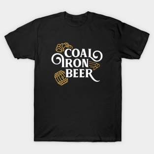 Gold Coal Iron Beer Brass Board Game T-Shirt